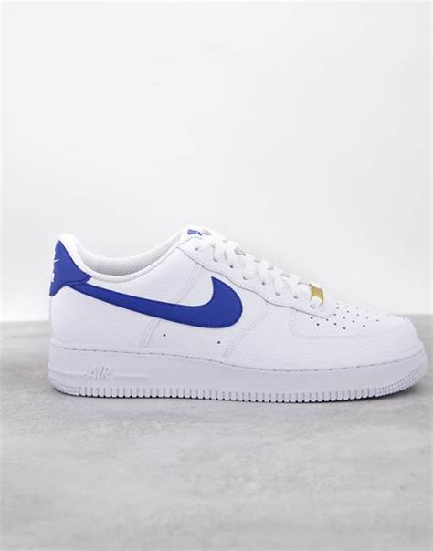 Witte, blauwe Nike Air Force One online kopen 